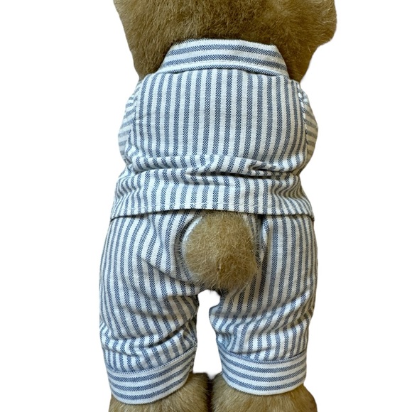 The Bearington Collection “Illie Willie”, the "Get Well Soon" Teddy Bear Blue PJ - Picture 4 of 4